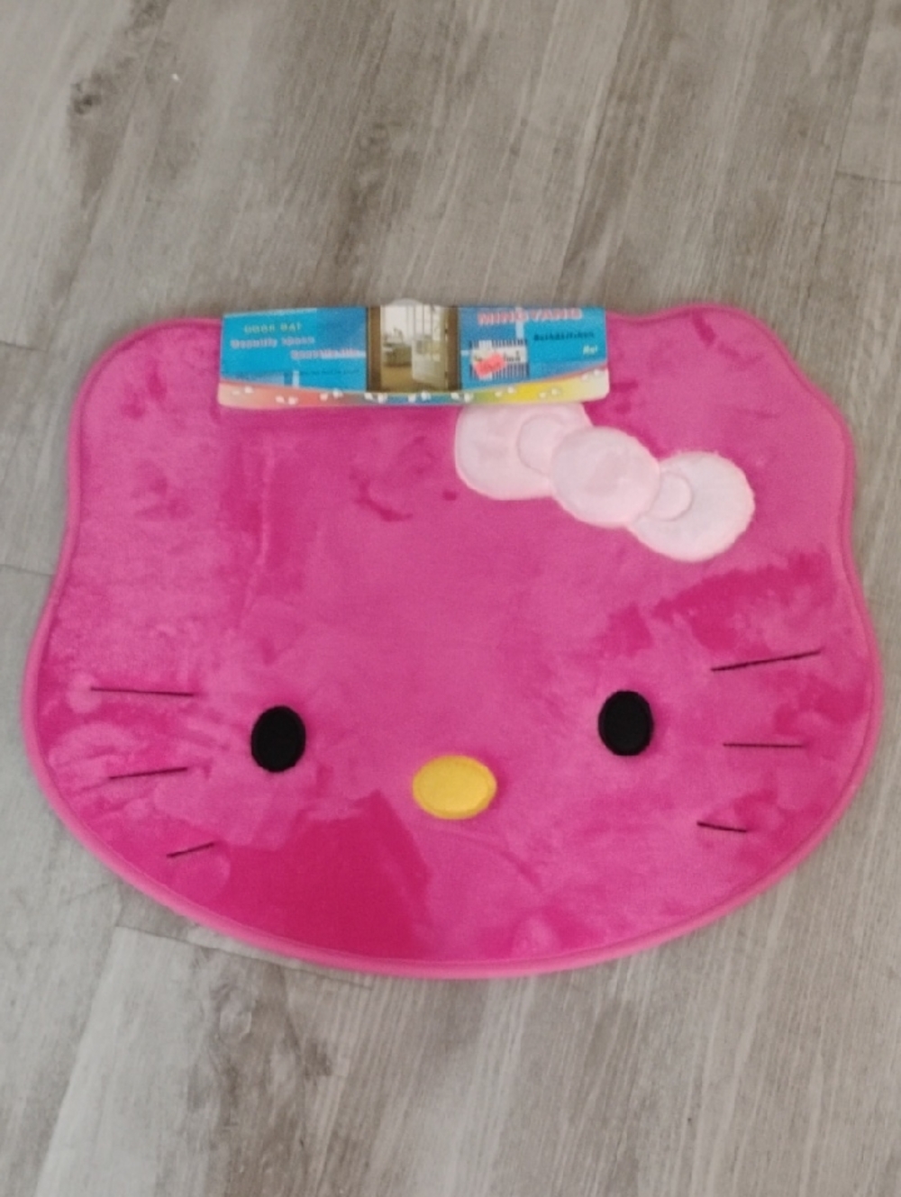 Pink Iconic Hello Kitty Shaped Plush Bath Mat/Floor Mat🆕✨🩷